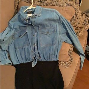 I.V.Y. Impressions dress denim size 5/6